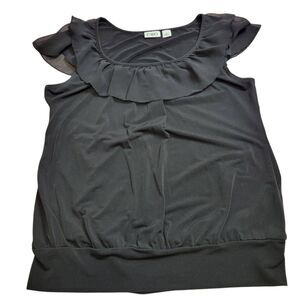 Cato black sleeveless blouse M